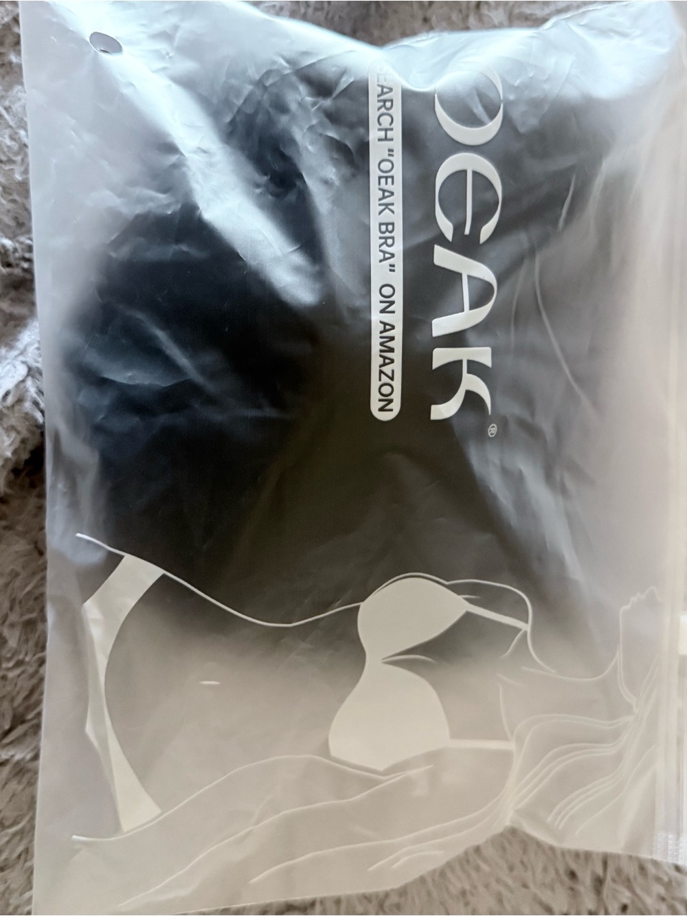 Oeak Women’s Black Seamless Comfort Bra